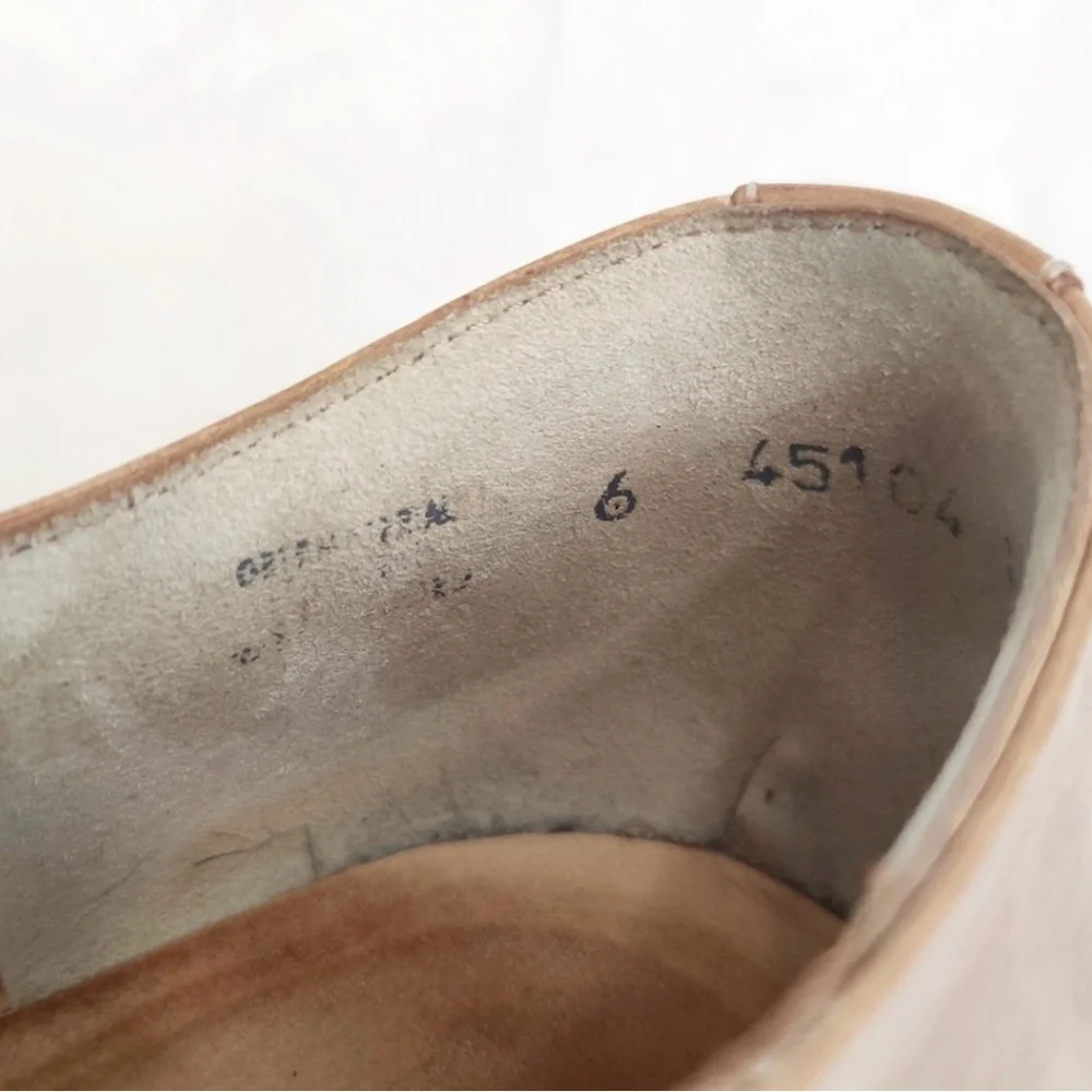 Paul Green Leather Sneakers in Tan